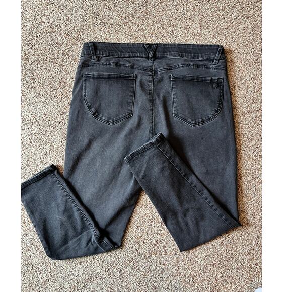 Democracy Ab Technology Skinny Ankle Jeans, Size 14, Vintage Black, Stretch - Picture 7 of 9